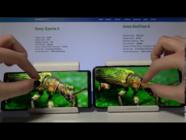 Video thumbnail for Display Comparison ASUS Zenfone 6 VS SONY Xperia 5