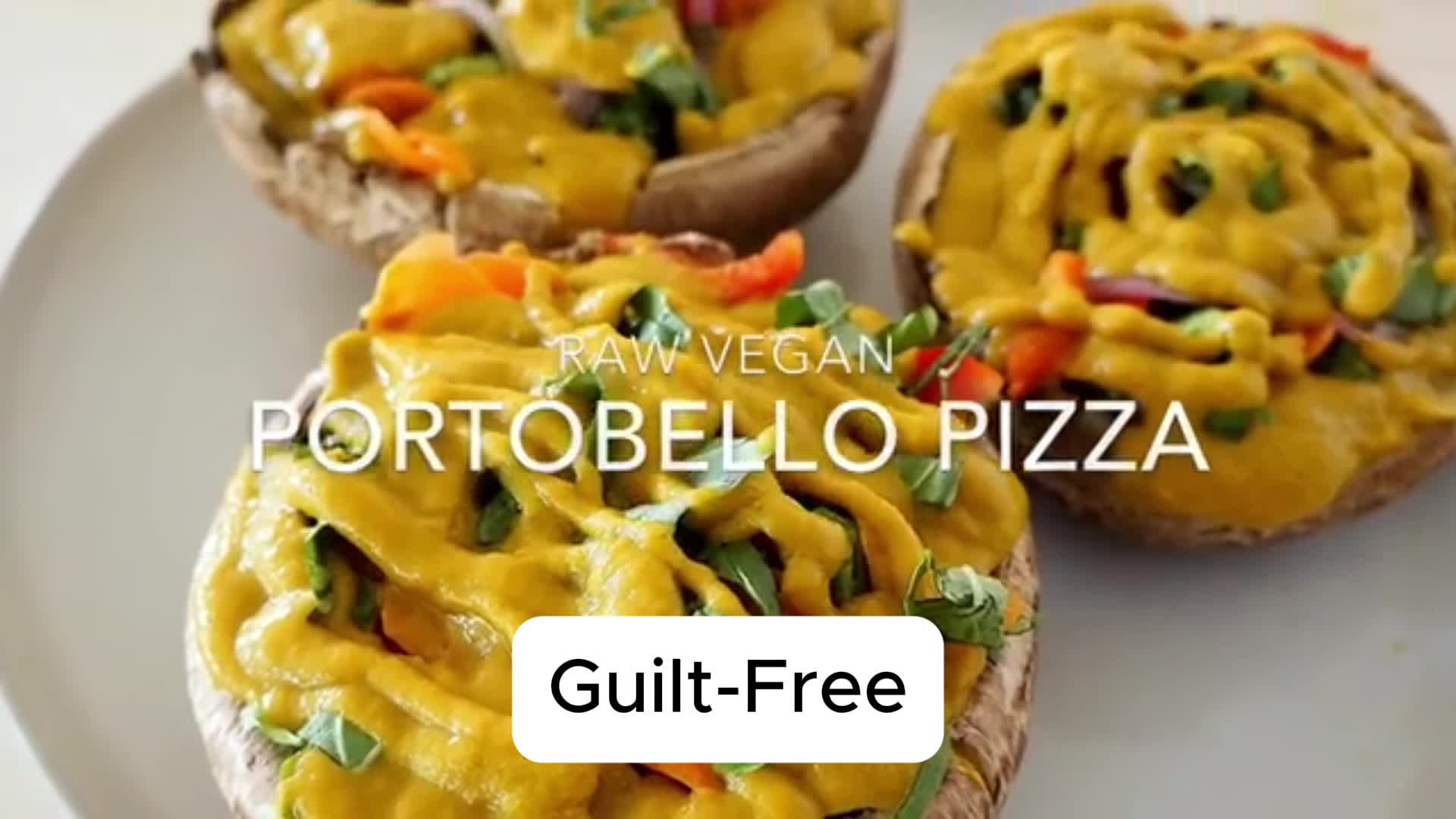 Video thumbnail for Portobello Pizzas: The Guilt-Free & Easy Way (Low Carb, Gluten Free!)