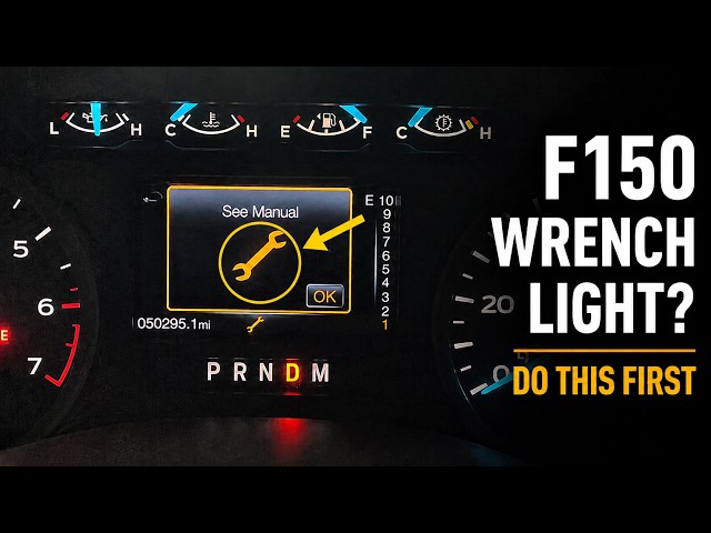 Video thumbnail for F150 Wrench Light and Loss of Power? Do This Before the Mechanic