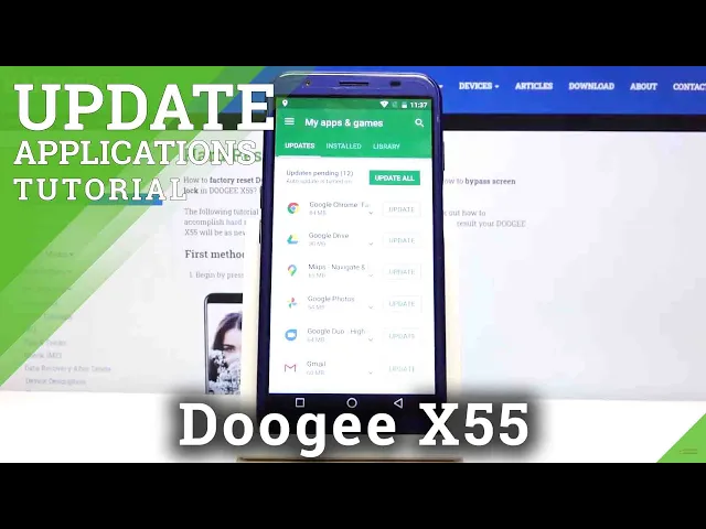 Video thumbnail for How to Update Apps in DOOGEE X55 – Download Latest Apps Versions