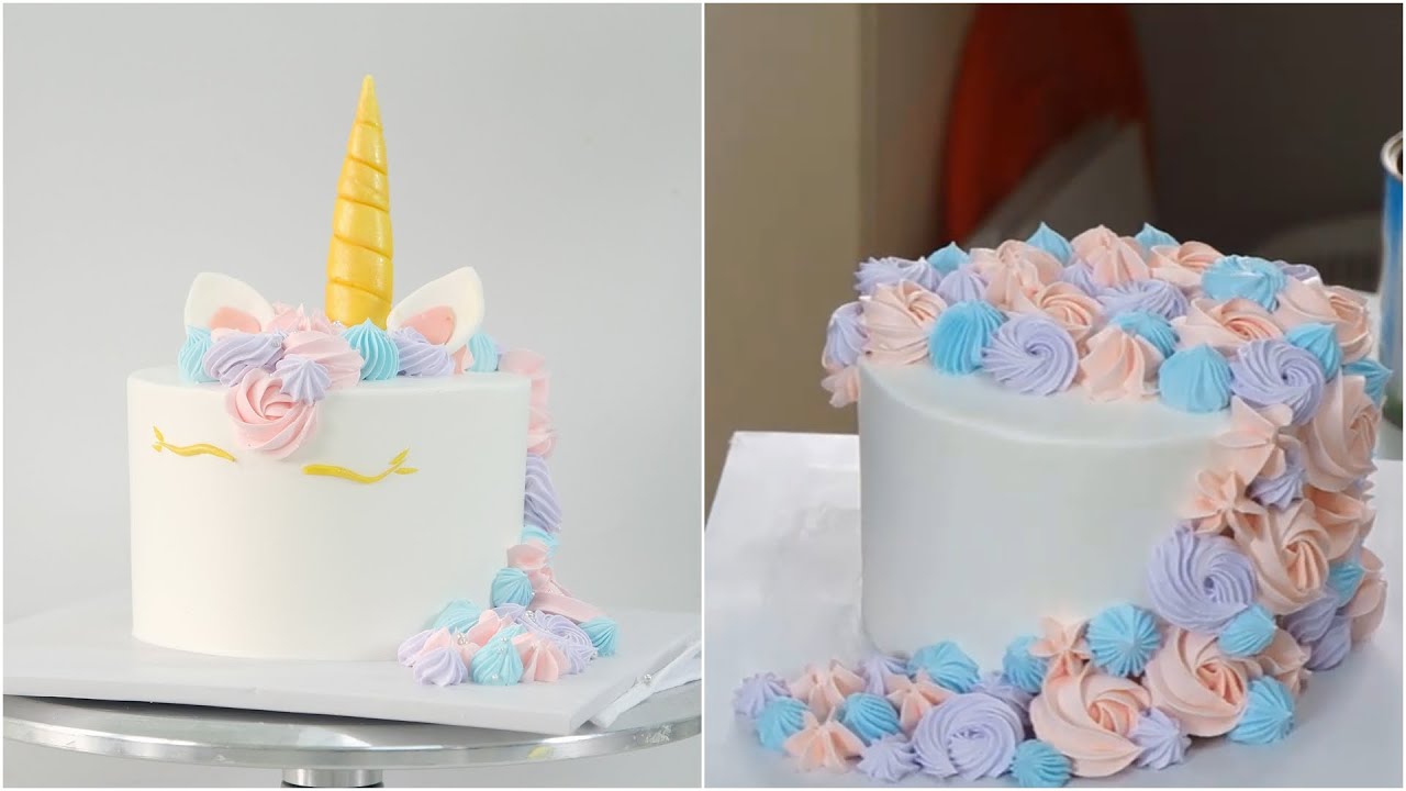'Video thumbnail for Beautiful unicorn birthday cake decoration for kids | Délicieux Pie | Shot on iPhone'