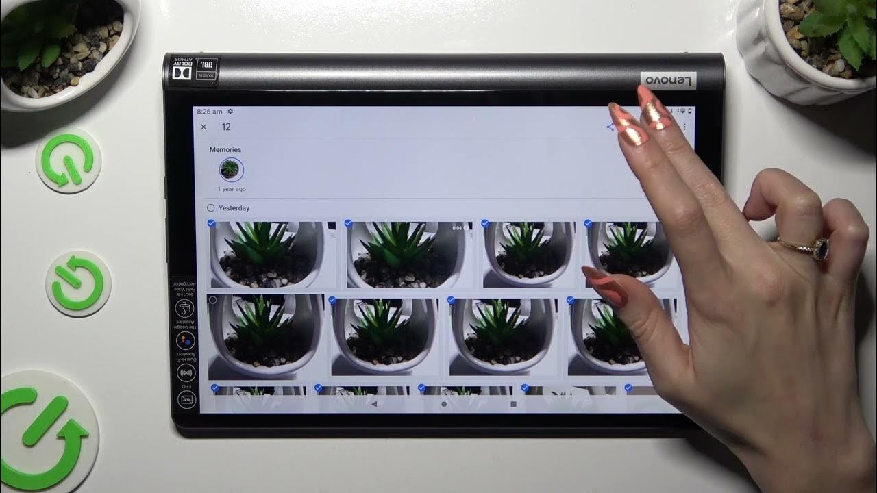 Video thumbnail for How To Select and Delete Multiple Photos At Once In Gallery In LENOVO Yoga Smart Tab YT-X705F?