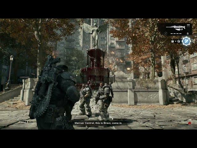 Video thumbnail for Gears of War: E-Day - Act 2 Chapter 2: Talk with Control After Locust Ambush (Whiskey Squad)