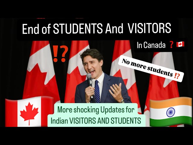 Video thumbnail for 🇨🇦End of Immigration Era for ‘’ STUDENTS & VISITORS || MORE SHOCKING UPDATES 🇨🇦