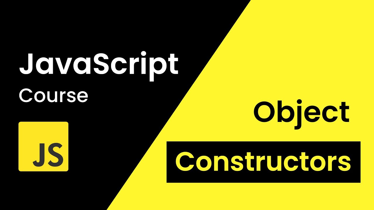 'Video thumbnail for JavaScript Object Constructors _ JavaScript Constructor Function Tutorial For Beginners'