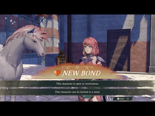 Video thumbnail for Fire Emblem: Fortune's Weave - 1 Cai's Path Ch 7: Cai Meets Alexandra | Give Mane Ornament Gift
