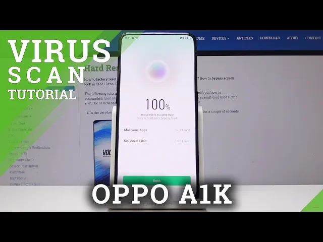 Video thumbnail for How to Detect Malware in OPPO A1K - Virus Scan Tutorial