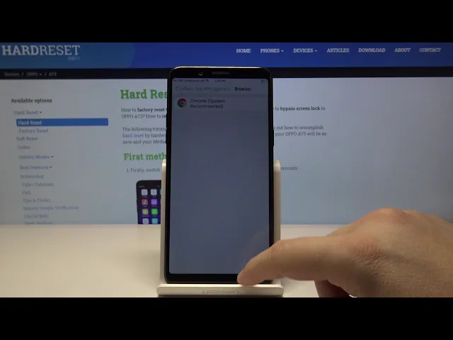 Video thumbnail for Choose Default Apps - OPPO A73 & Manage Apps Settings