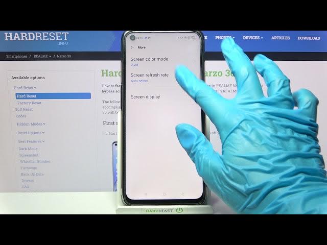 Video thumbnail for How to Choose Screen Refresh Rate in Realme Narzo 30 - Change Display Refresh Rate