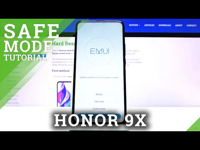 Video thumbnail for How to Open Safe Mode in HONOR 9x – Diagnostic Mode
