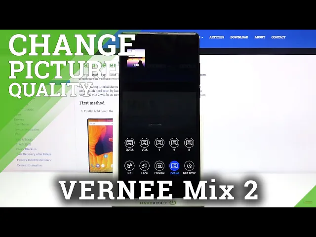 Video thumbnail for How to Change Image Quality on VERNEE Mix 2 – Adjust Photo Quality