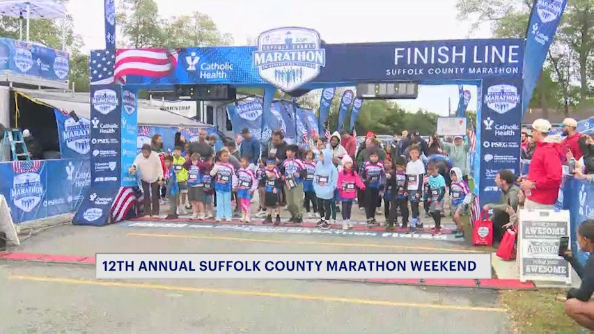 Video thumbnail for 12th annual Suffolk County Marathon weekend raises money for veterans
