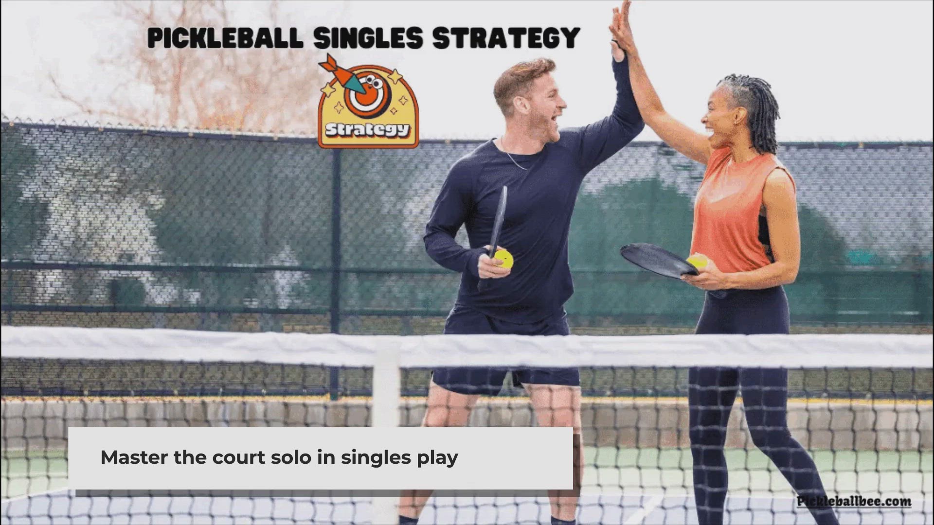 Video thumbnail for Pickleball Singles Strategy 2024 - How to Play Singles Pickleball