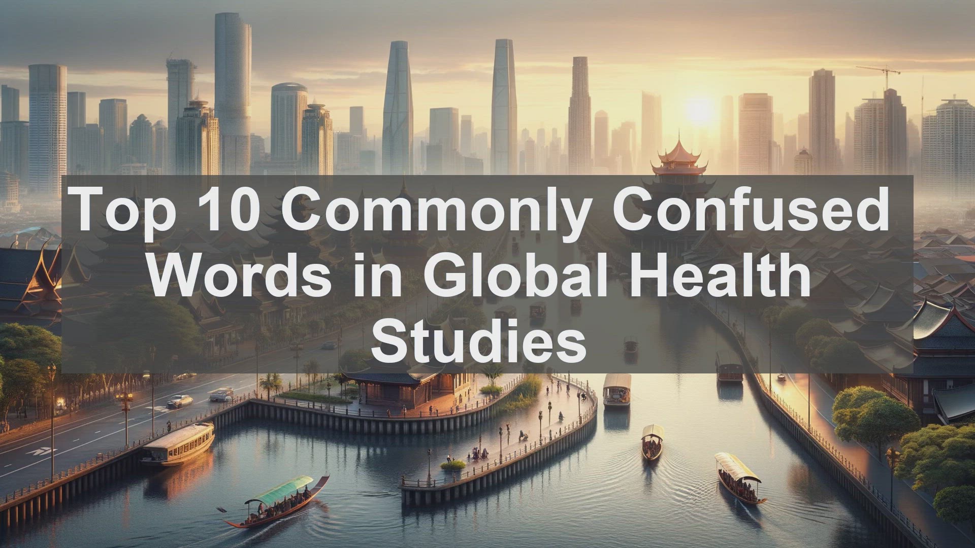 'Video thumbnail for Top 10 Commonly Confused Words in Global Health Studies'
