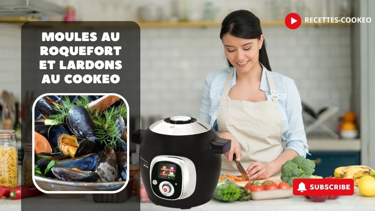 Video thumbnail for Moules au roquefort et lardons au Cookeo