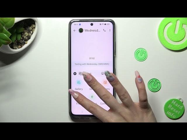Video thumbnail for How to Add Audio / Music or Video Files to a Text Message on REALME C55? Attach Media File to SMS!