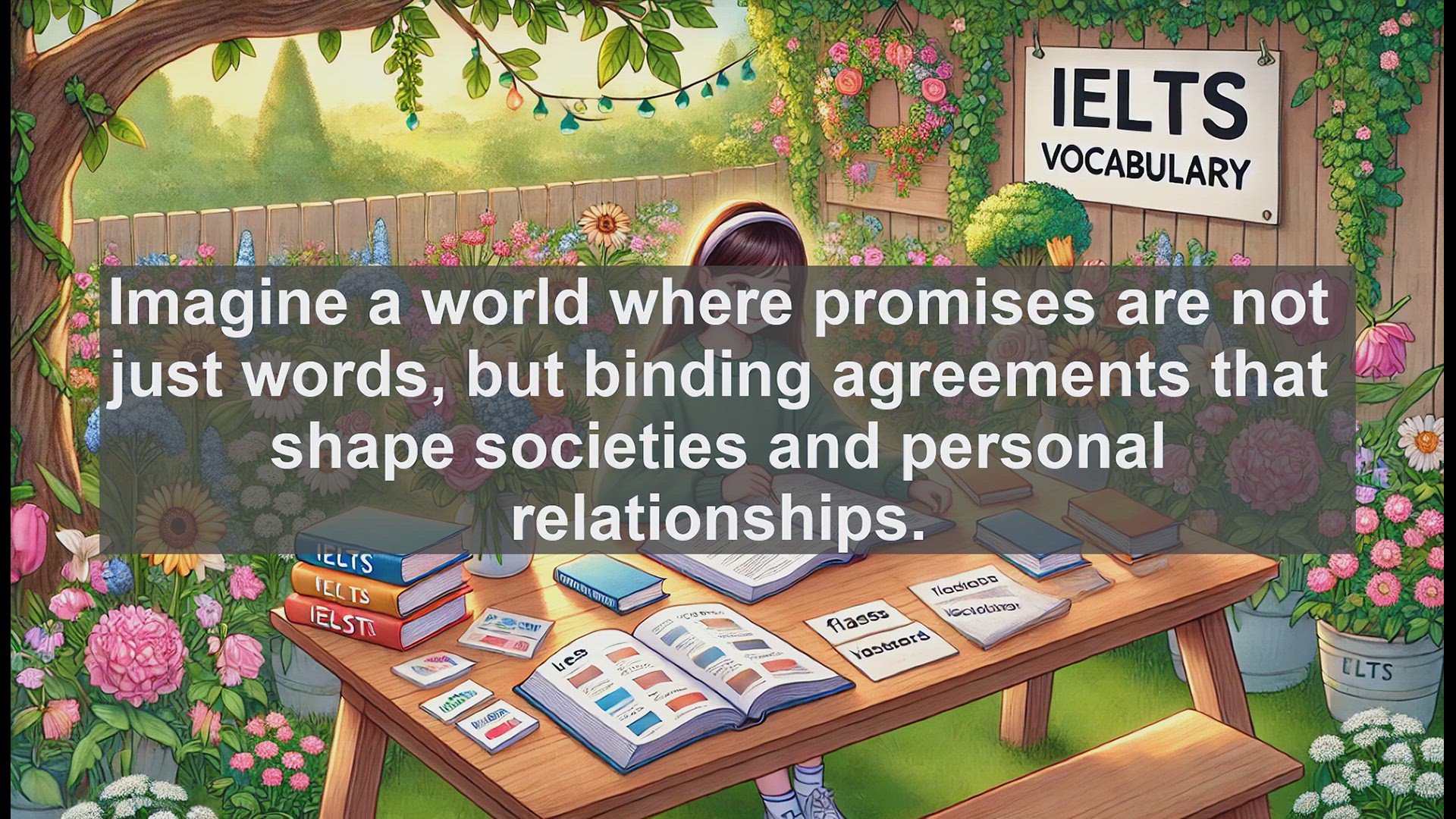 'Video thumbnail for 5000 Must Know IELTS 8.0 Vocabulary - Covenant: The Power of Binding Promises'
