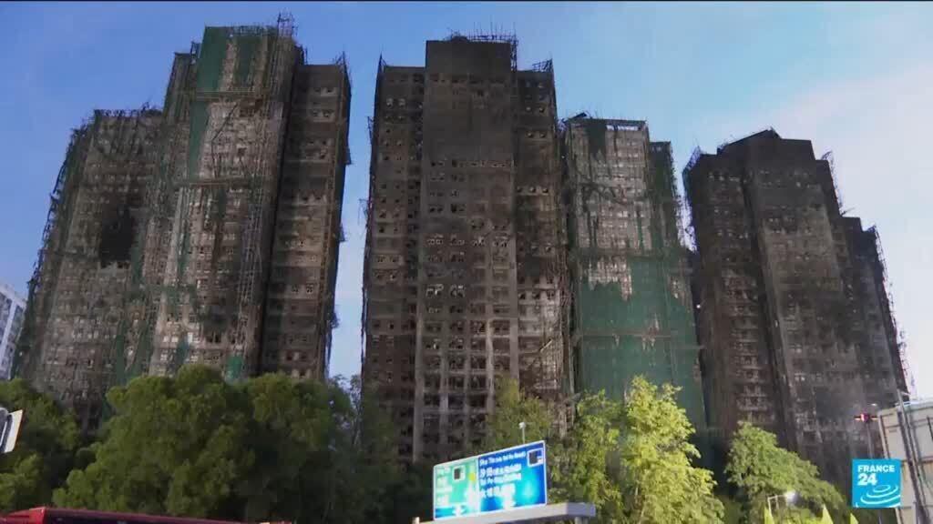 Video thumbnail for Hong Kong fire death toll rises to 128, around 200 still missing