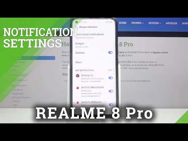Video thumbnail for How to Manage App Notifications in REALME 8 Pro – Find Notifications Options