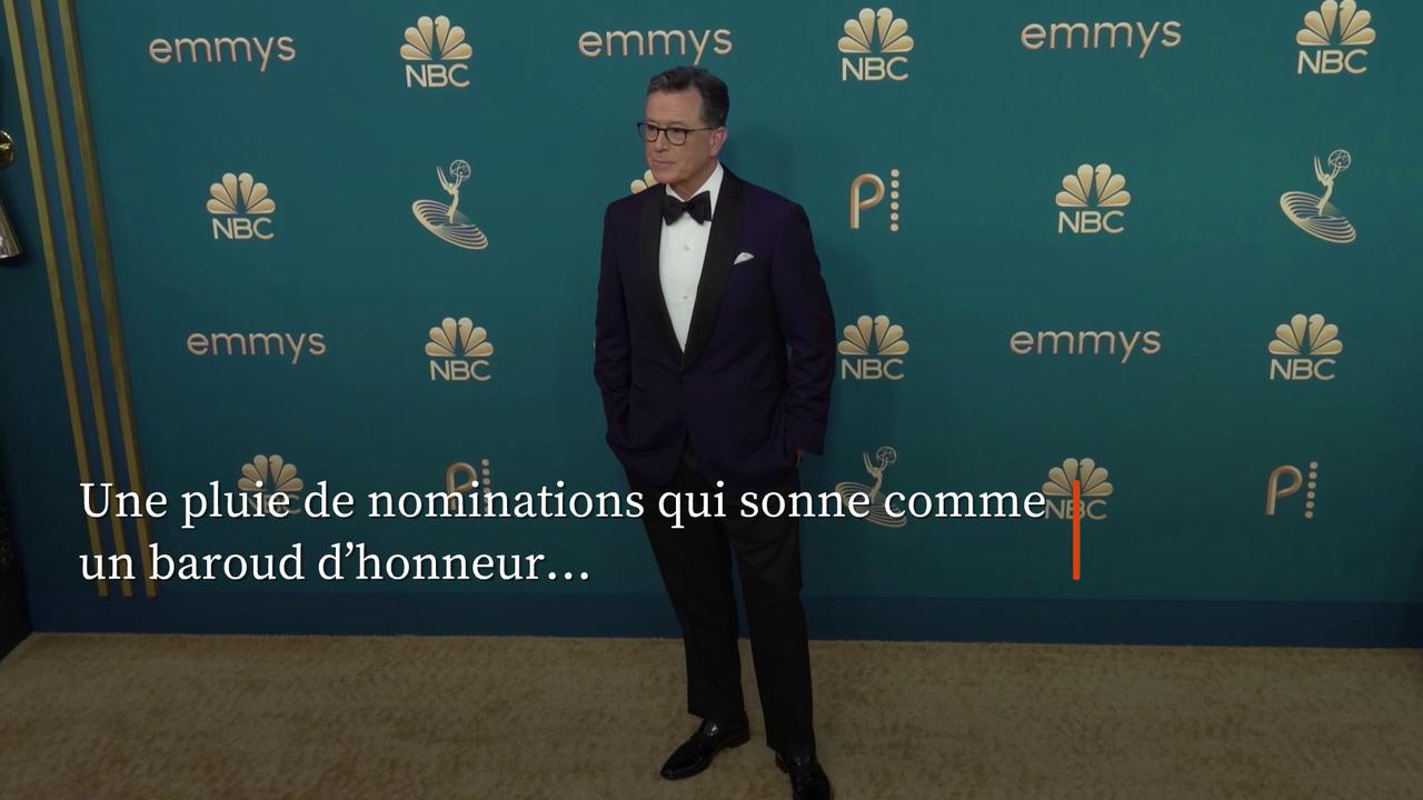 Video thumbnail for Le dernier pied de nez de Stephen Colbert à Donald Trump.