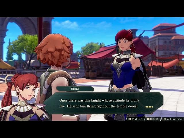 Video thumbnail for Fire Emblem: Fortune's Weave - 1 Cai's Path Ch 7: Ultand and Peter Support Conversation Cutscene