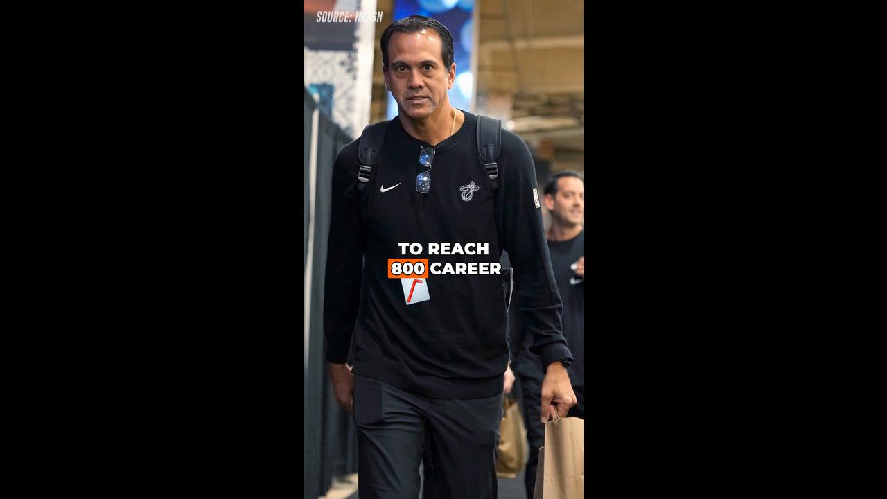 Video thumbnail for Erik Spoelstra Becomes 17th Coach to Reach 800 Career Wins With One Franchise