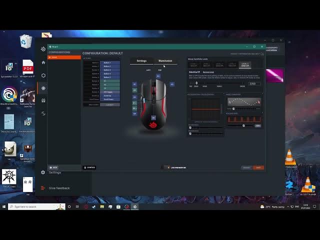 Video thumbnail for Steelseries Rival 5 - How To Change RGB Color