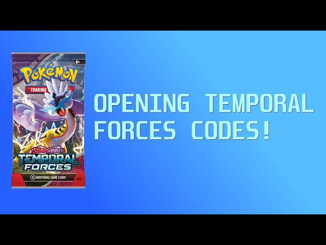 Video thumbnail for Opening Pokémon temporal forces codes on day 1
