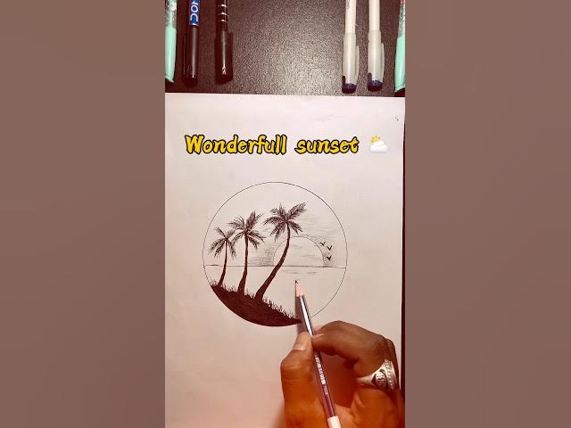 Video thumbnail for Wonder full sunset 🌅 #sunset #sunday #art #artist #shorts #sunsetview #fyp #lovesunsets #sunsetview