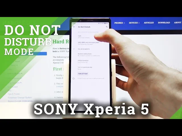Video thumbnail for How to Activate Do Not Disturb Mode on SONY Xperia 5 – Keep your Phone Muted