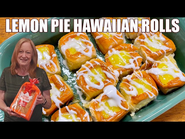 Video thumbnail for LEMON PIE FILLED HAWAIIAN ROLLS Tastes Like a Delicious Donut