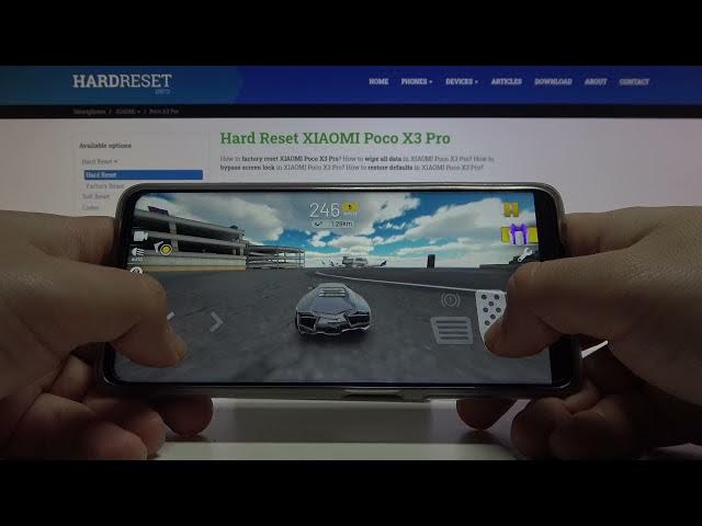 Video thumbnail for Xiaomi Poco X3 Pro Extreme Car Driving Simulator Game Test - Xiaomi Poco X3 Pro in Gaming