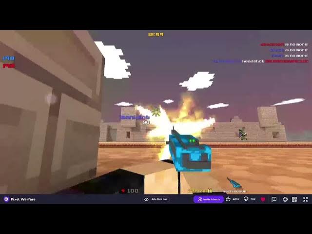 Video thumbnail for Pixel Warfare, but with updates + laggy FPS