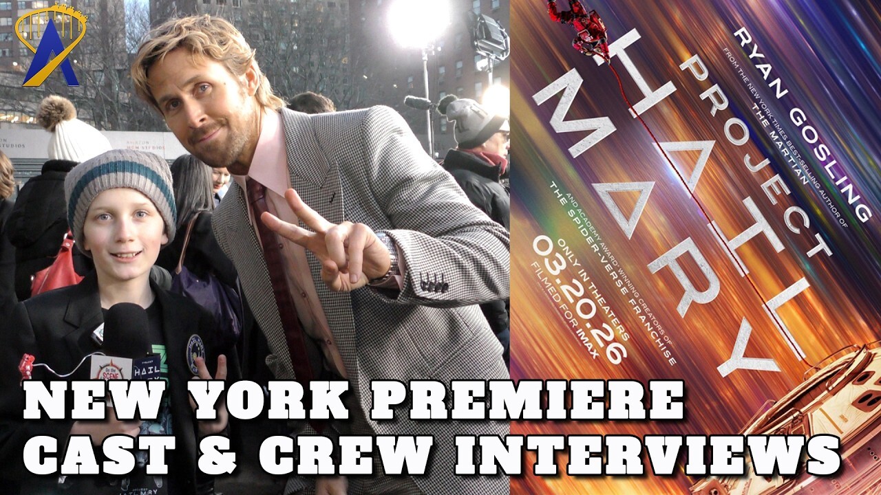 Video thumbnail for Black Carpet Premiere for Project Hail Mary featuring Ryan Gosling