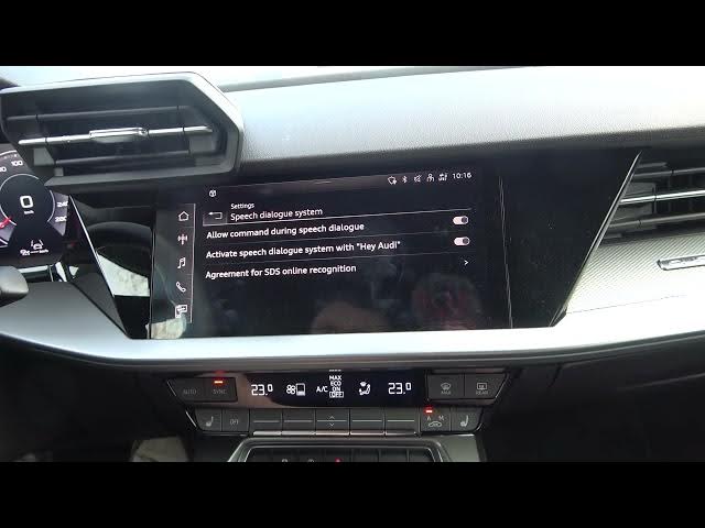 Video thumbnail for How to Enable "Hey Audi" Feature in Audi A3 8Y (2020 - ...) - Turn Voice Assistant On
