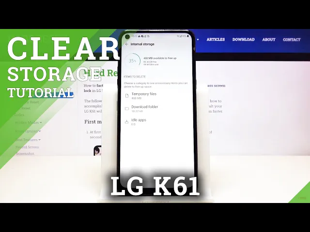 Video thumbnail for How to Clear Storage in LG K61 – Speed Up LG