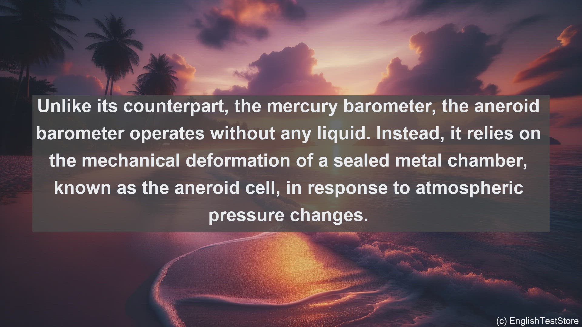 'Video thumbnail for Aneroid barometer in science  definition and examples'