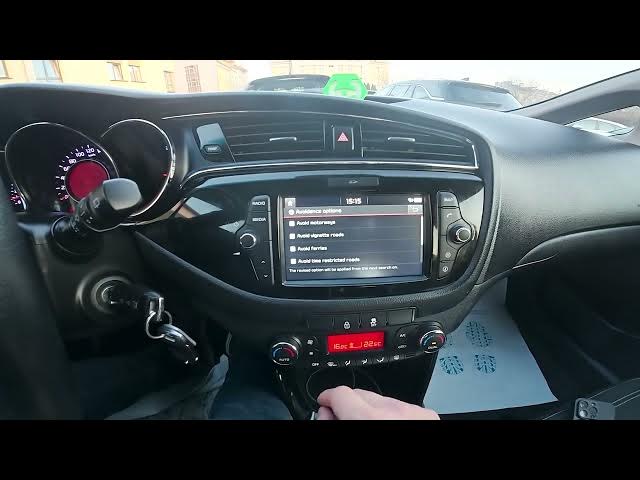 Video thumbnail for Kia Ceed II Facelift – How to Set Navigation Avoidances
