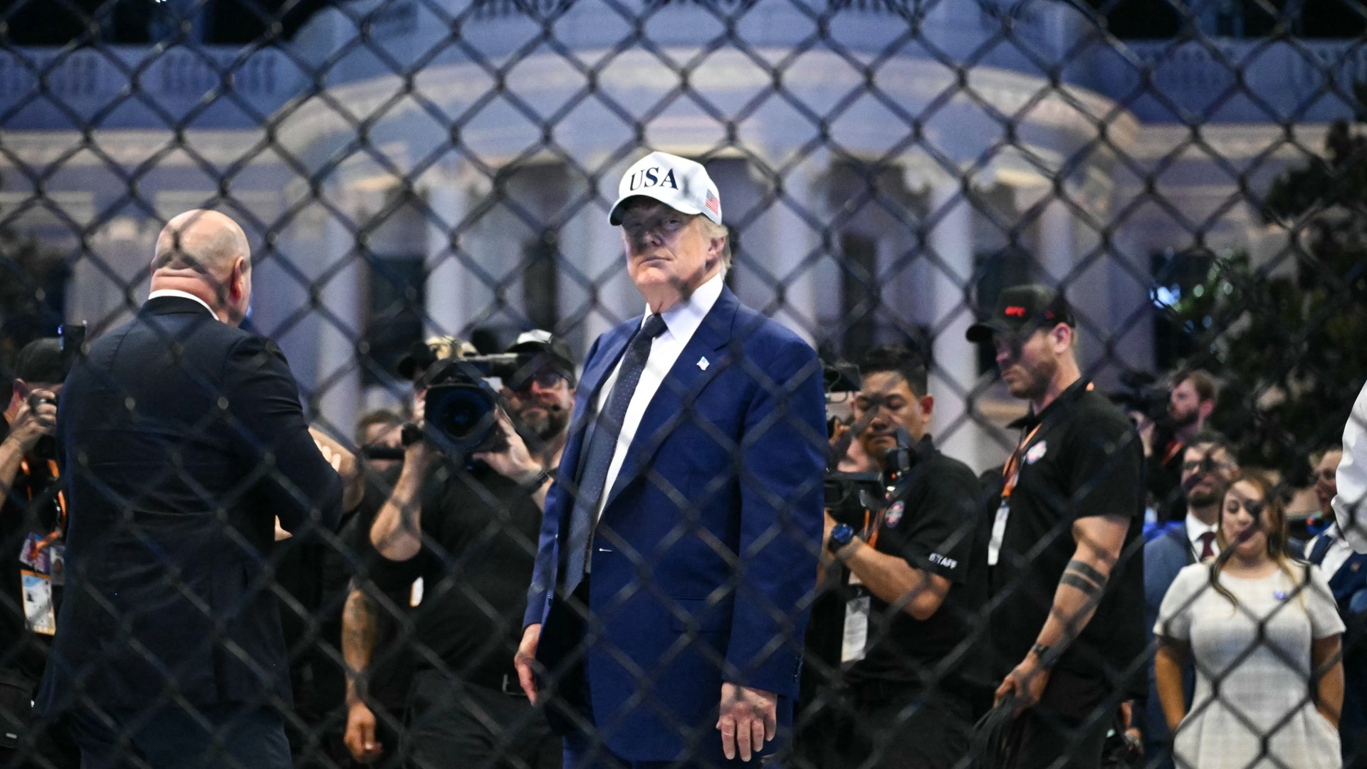 Video thumbnail for White House UFC fight draws thousands for Trump and America’s birthday