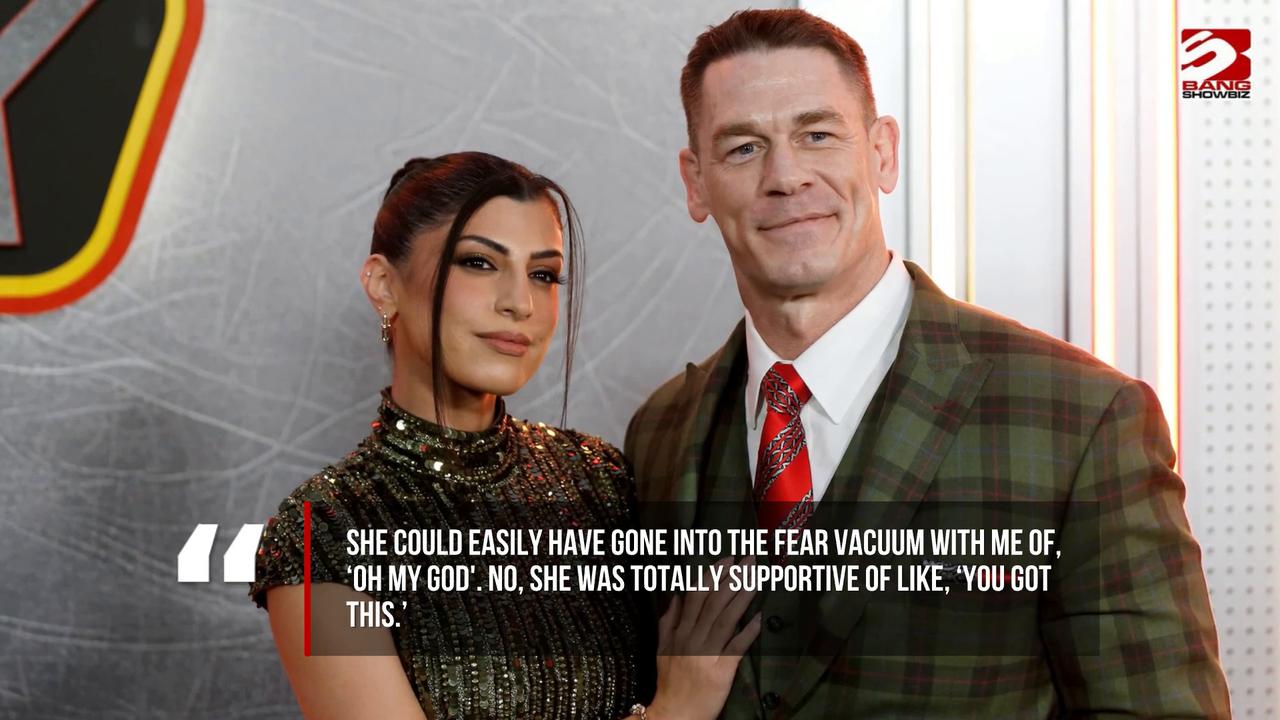 Video thumbnail for John Cena has heaped praise on his 'best friend' Shay Shariatzadeh.
