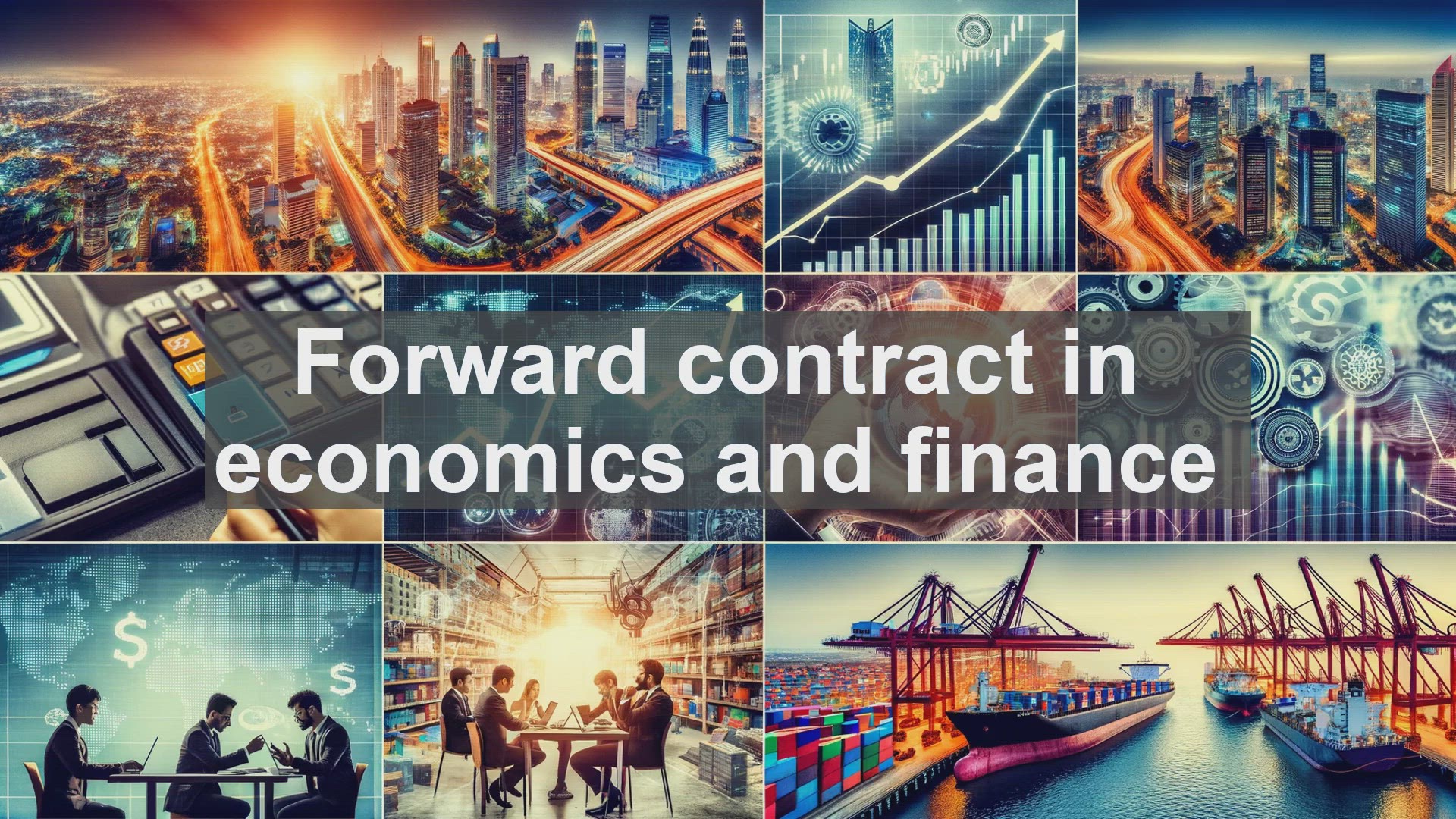 'Video thumbnail for Forward contract in economics and finance'