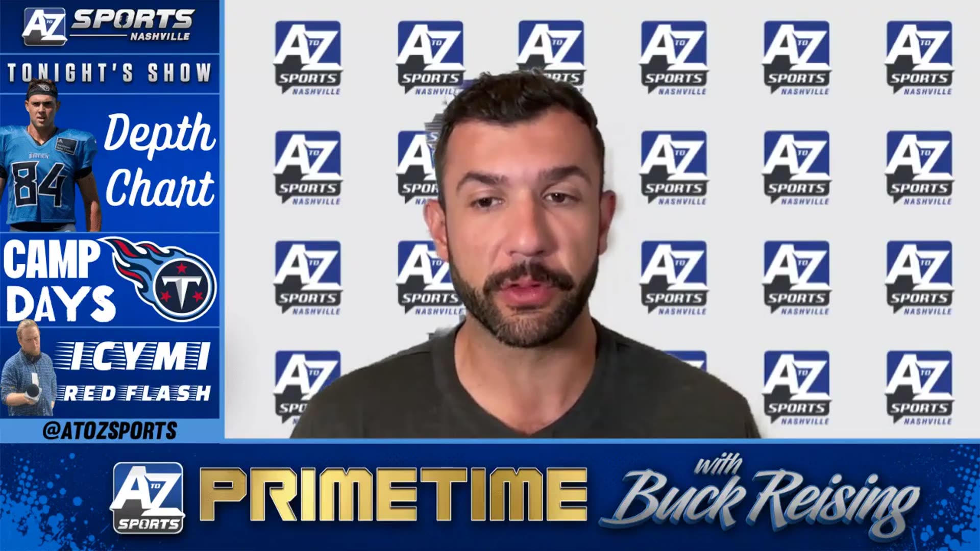 'Video thumbnail for A to Z Sports Nashville: titans depth chart surprises! cam ward impact & training camp takeaways'