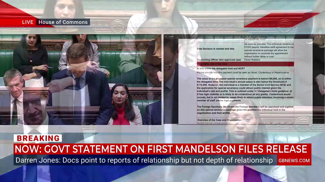 Video thumbnail for WATCH: Labour attempts to defend handing Peter Mandelson £77k payout after being sacked