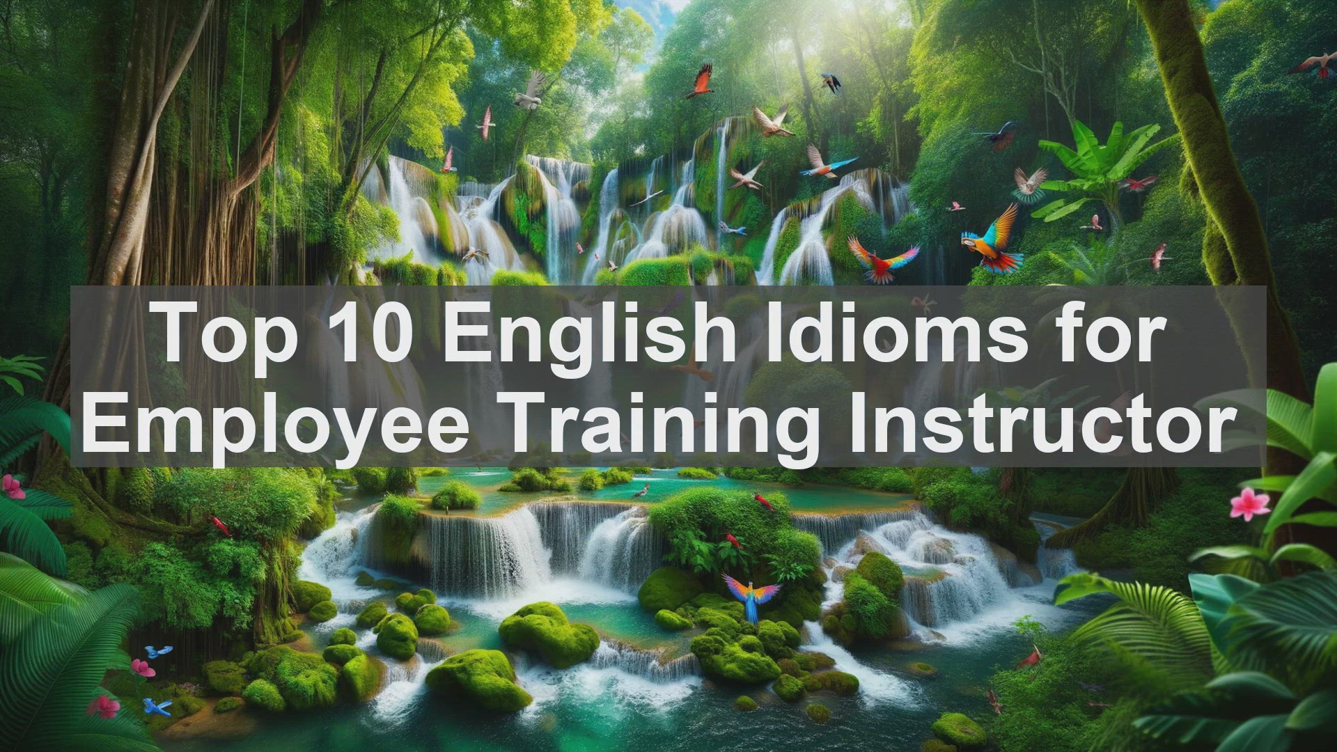 'Video thumbnail for Top 10 English Idioms for Employee Training Instructor'