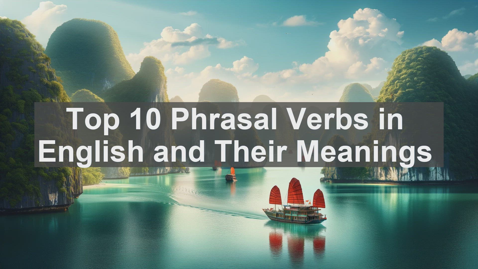 'Video thumbnail for Top 10 Phrasal Verbs in English and Their Meanings'