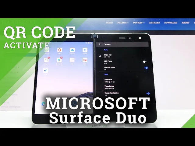 Video thumbnail for How to Allow Camera to Scan QR Codes on MICROSOFT Surface Duo - Scan QR Codes