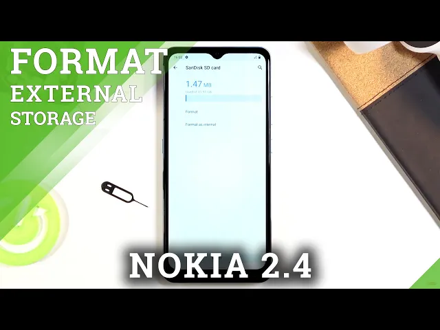 Video thumbnail for How to Format SD Card in NOKIA 2.4 - Erase Memory Storage