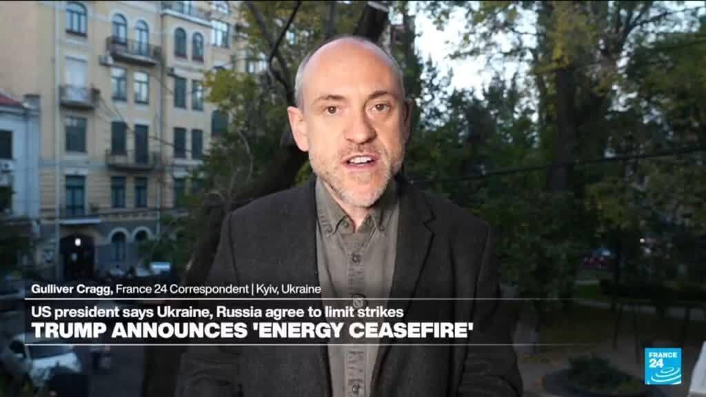 Video thumbnail for Trump's energy ceasefire announcement was 'news for me' (Zelensky)