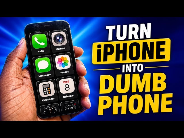 Video thumbnail for How to Turn iPhone Into a Dumb Phone (Great for Kids & Digital Detox)