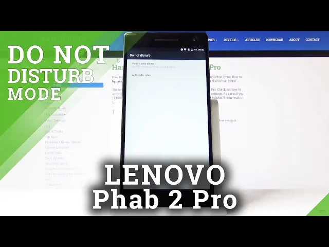 Video thumbnail for How to Activate DND Mode in Lenovo Phab 2 Pro – Enable Do Not Disturb Mode